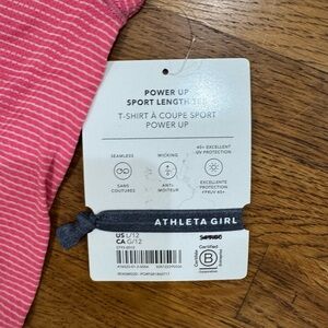 Athleta Girl Power Up Sport Length Tee